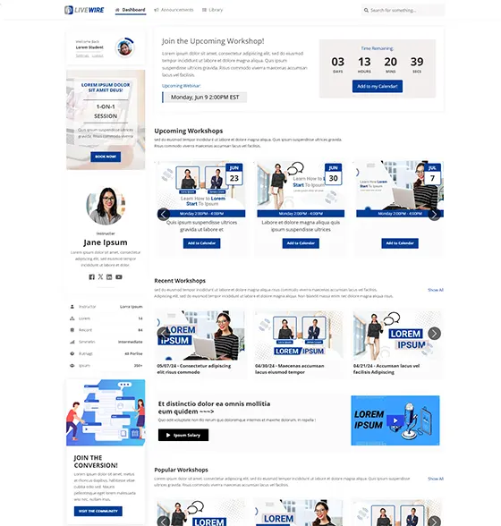 Live Wire Template